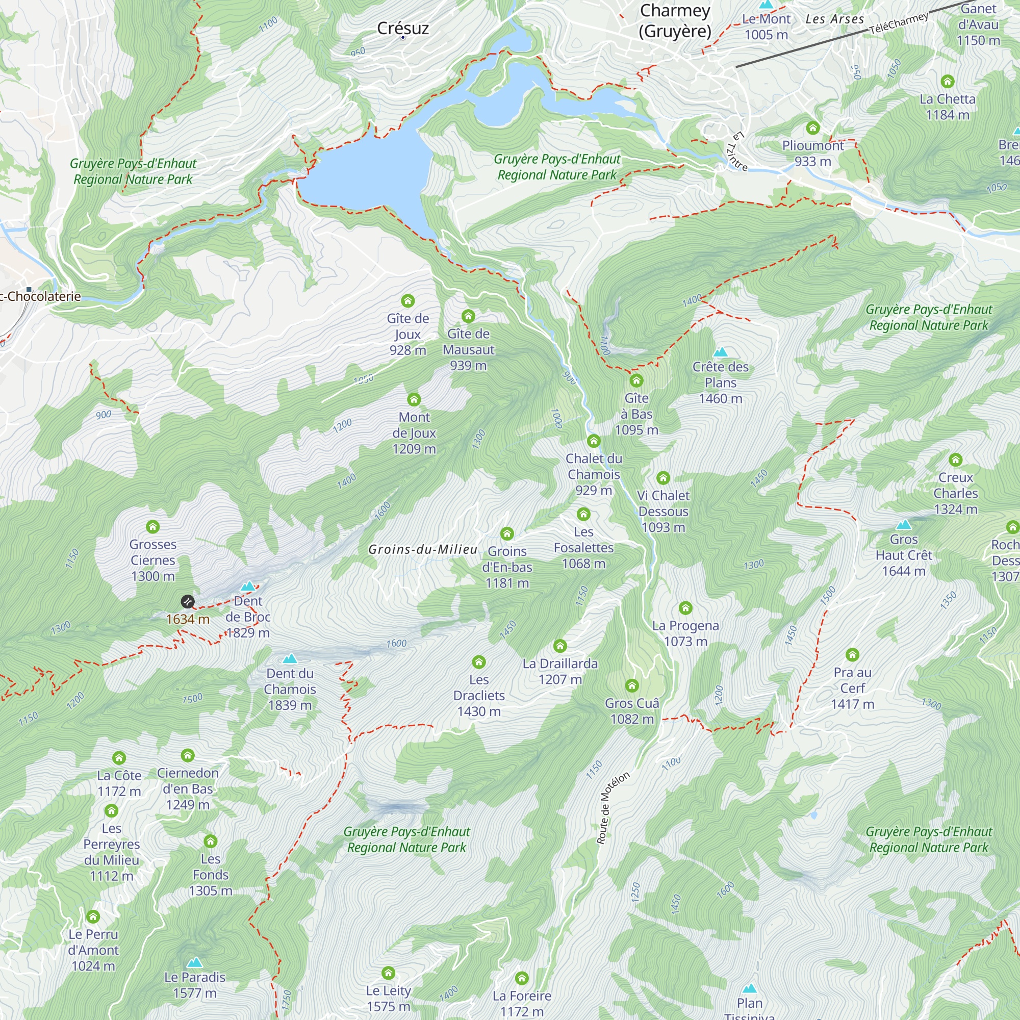 Le Quartenouda map