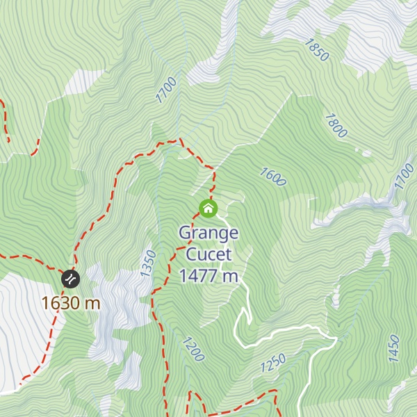 Map of Grange Cucet