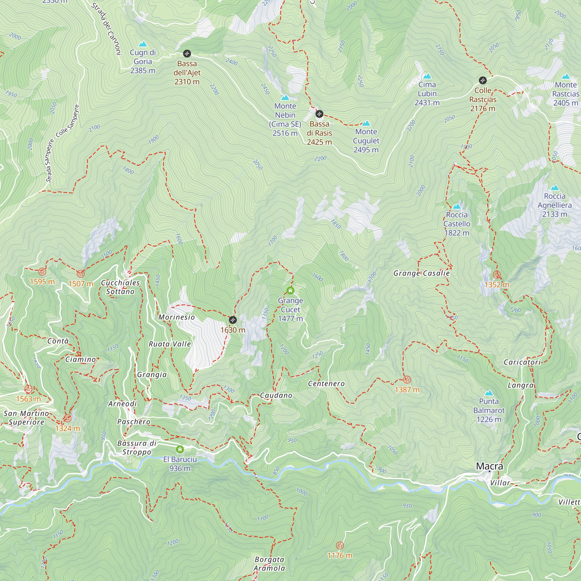 Grange Cucet map
