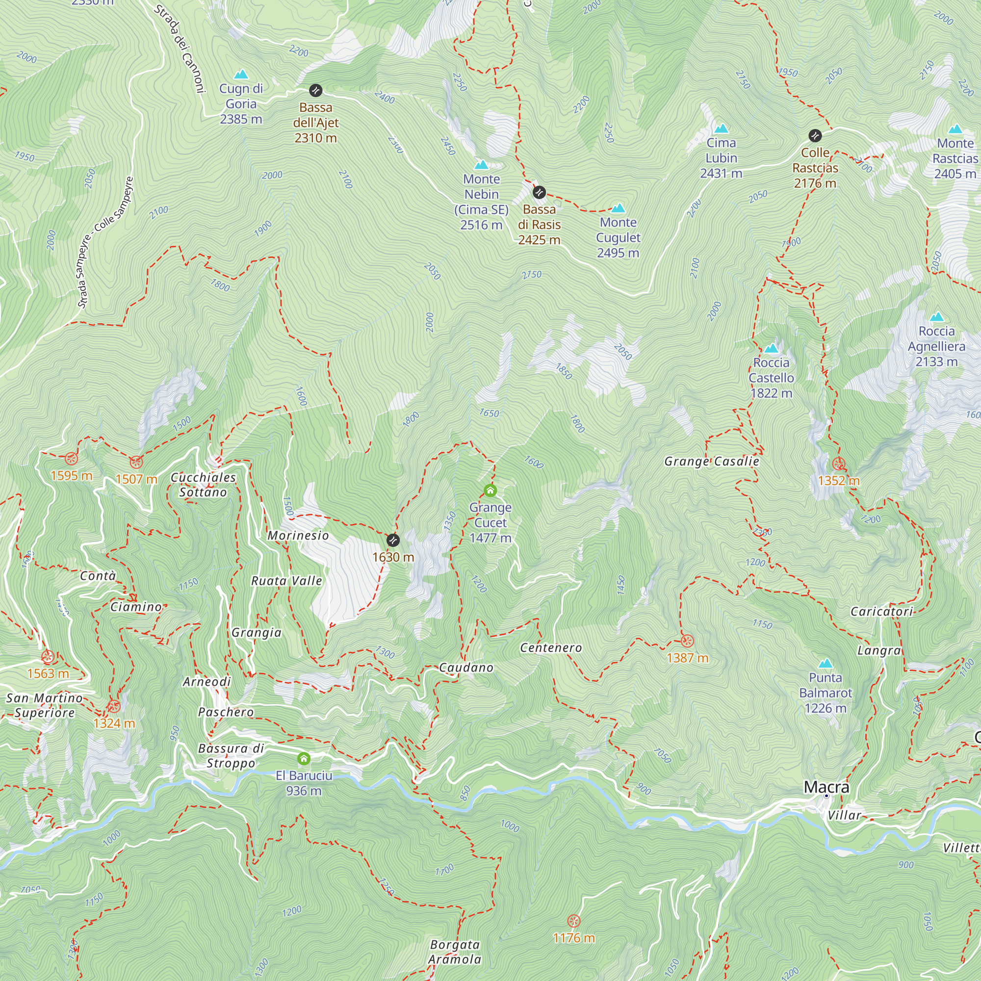 Grange Cucet map