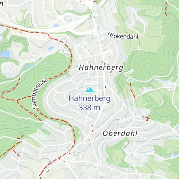 Map of Hahnerberg