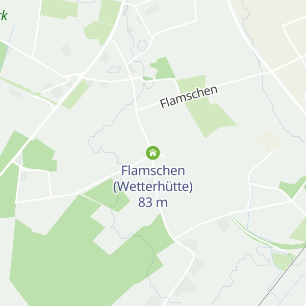 Map of Flamschen (Wetterhütte)