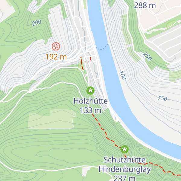 Map of Holzhütte