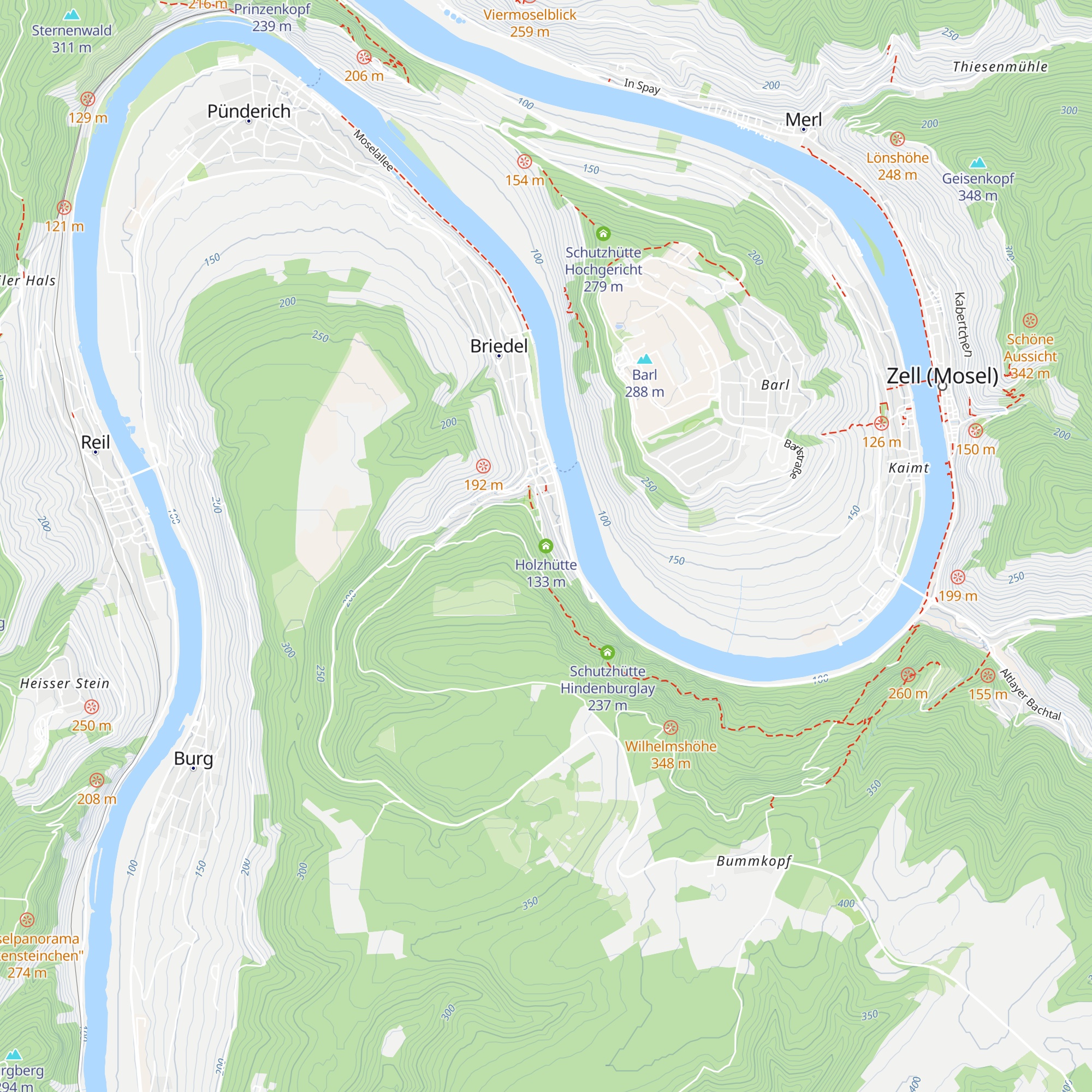 Holzhütte map