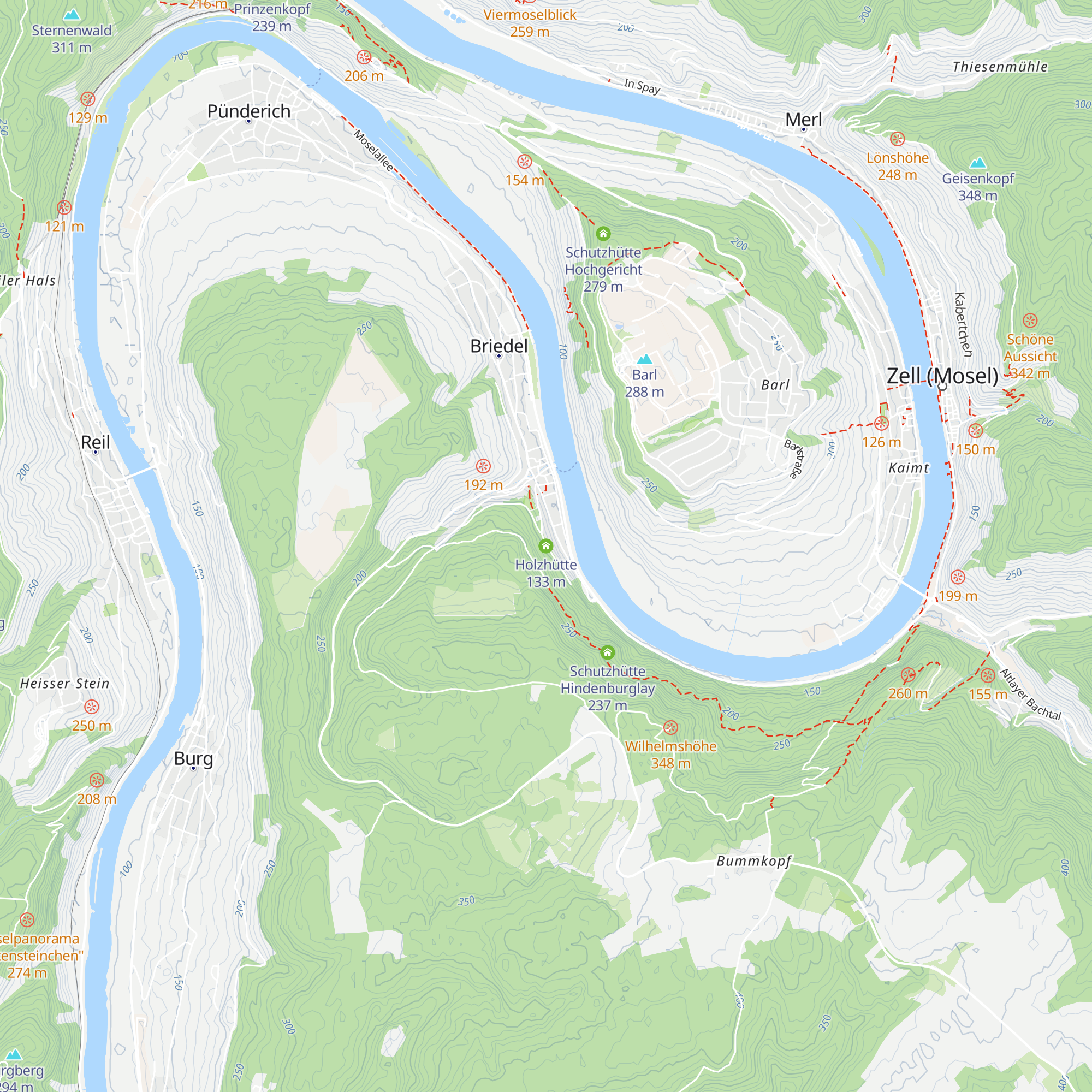 Holzhütte map