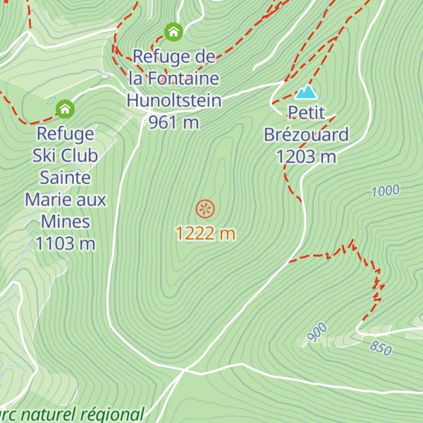 Map of Grand Brézouard
