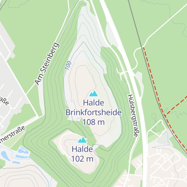 Map of Halde Brinkfortsheide