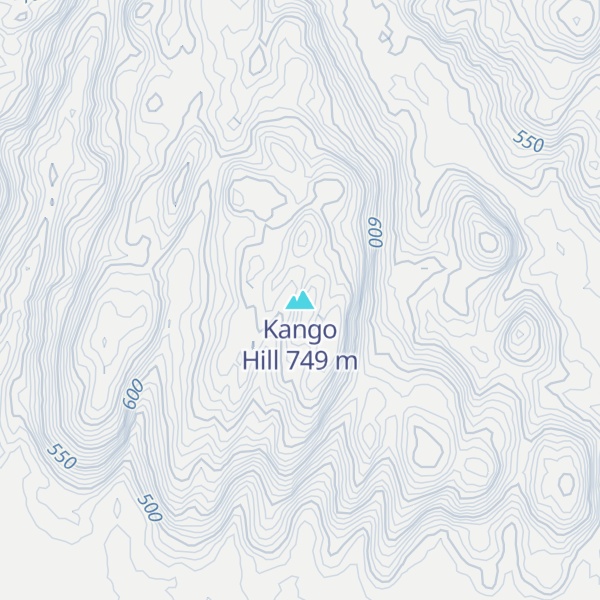 Map of Kango Hill