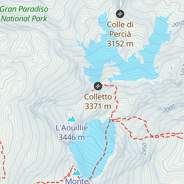 Map of Cima di Entrelor