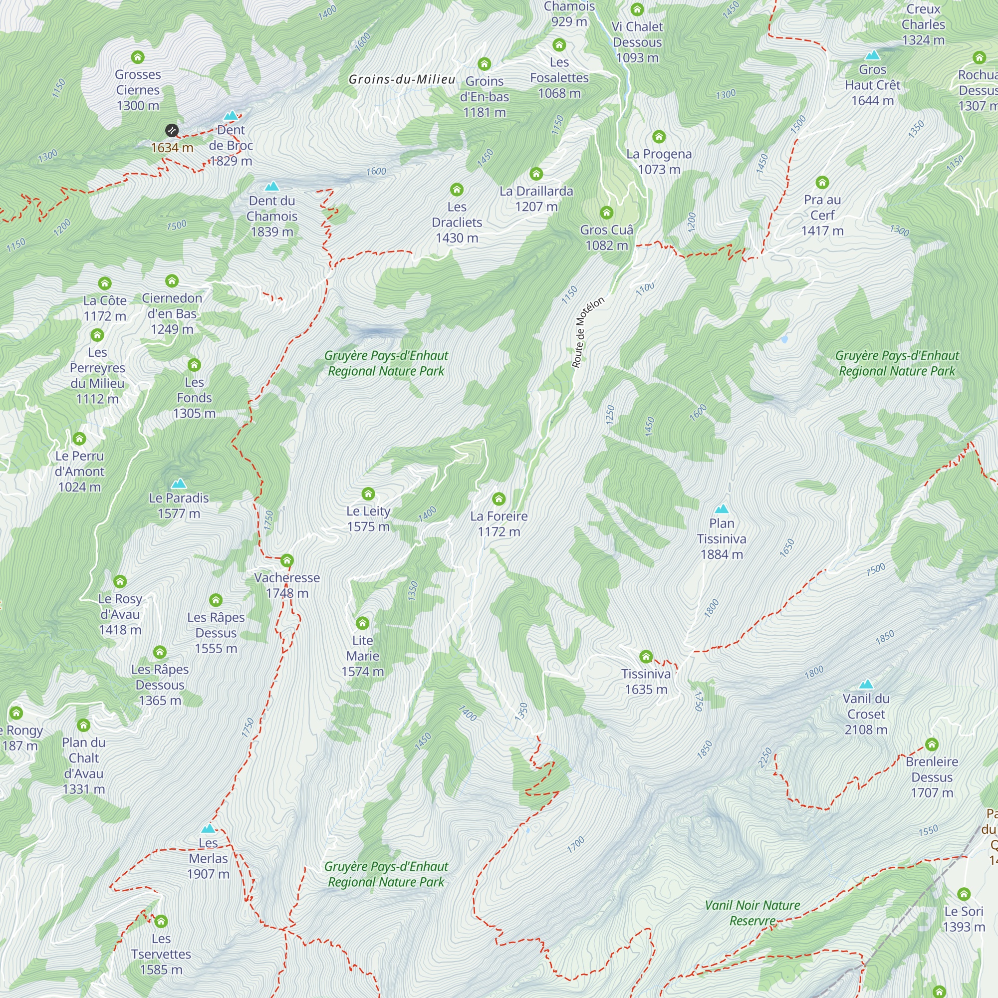 La Foreire map