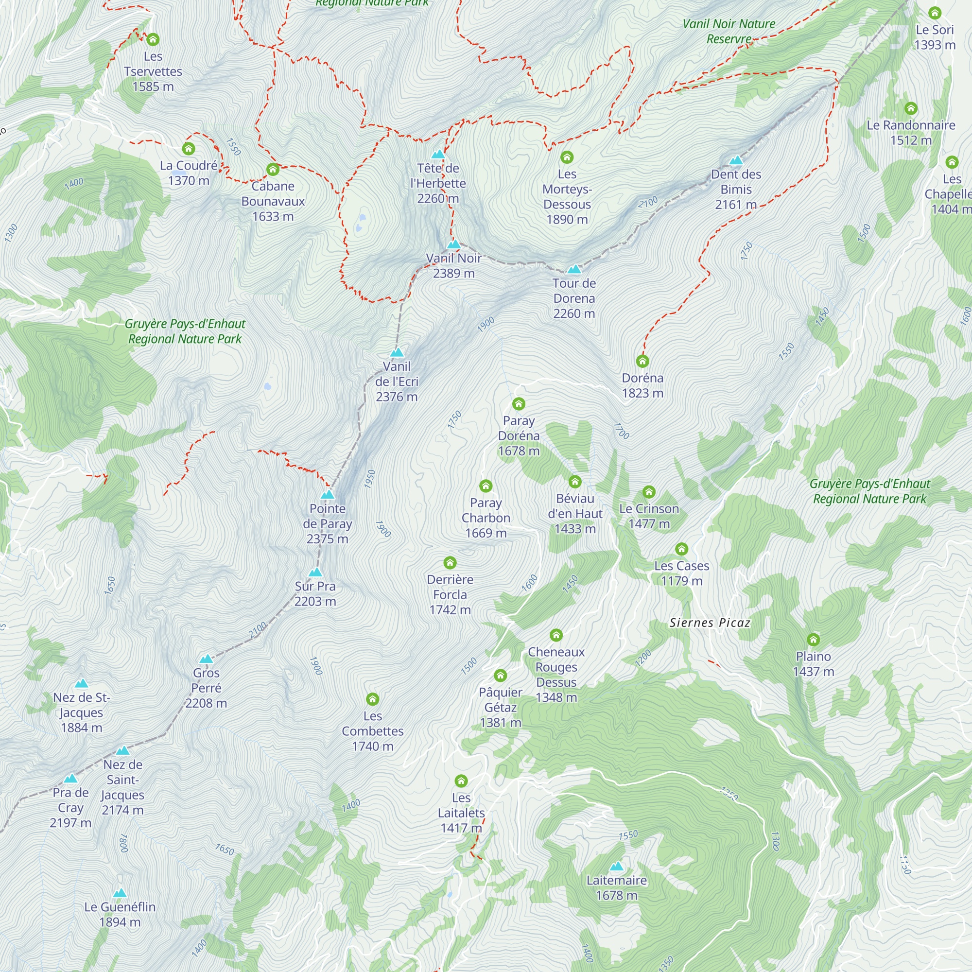 Paray Charbon map