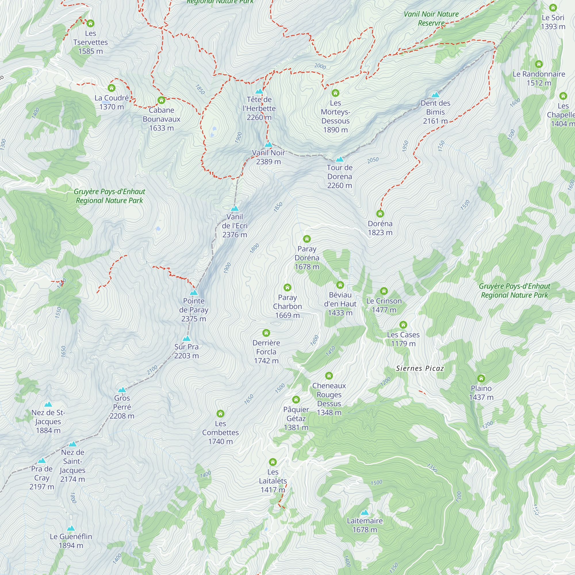 Paray Charbon map