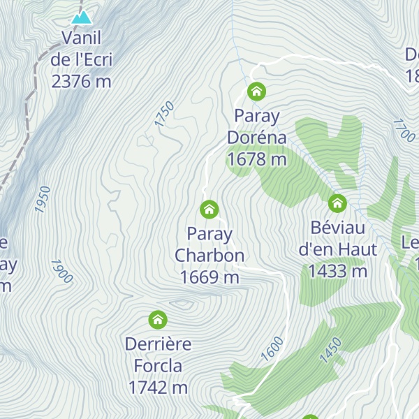 Map of Paray Charbon