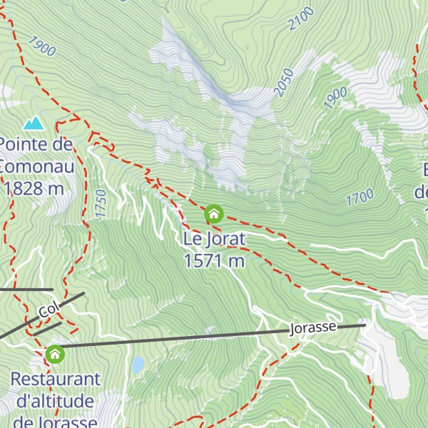 Map of Le Jorat