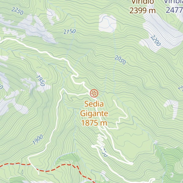 Map of Rifugio Carbonetto
