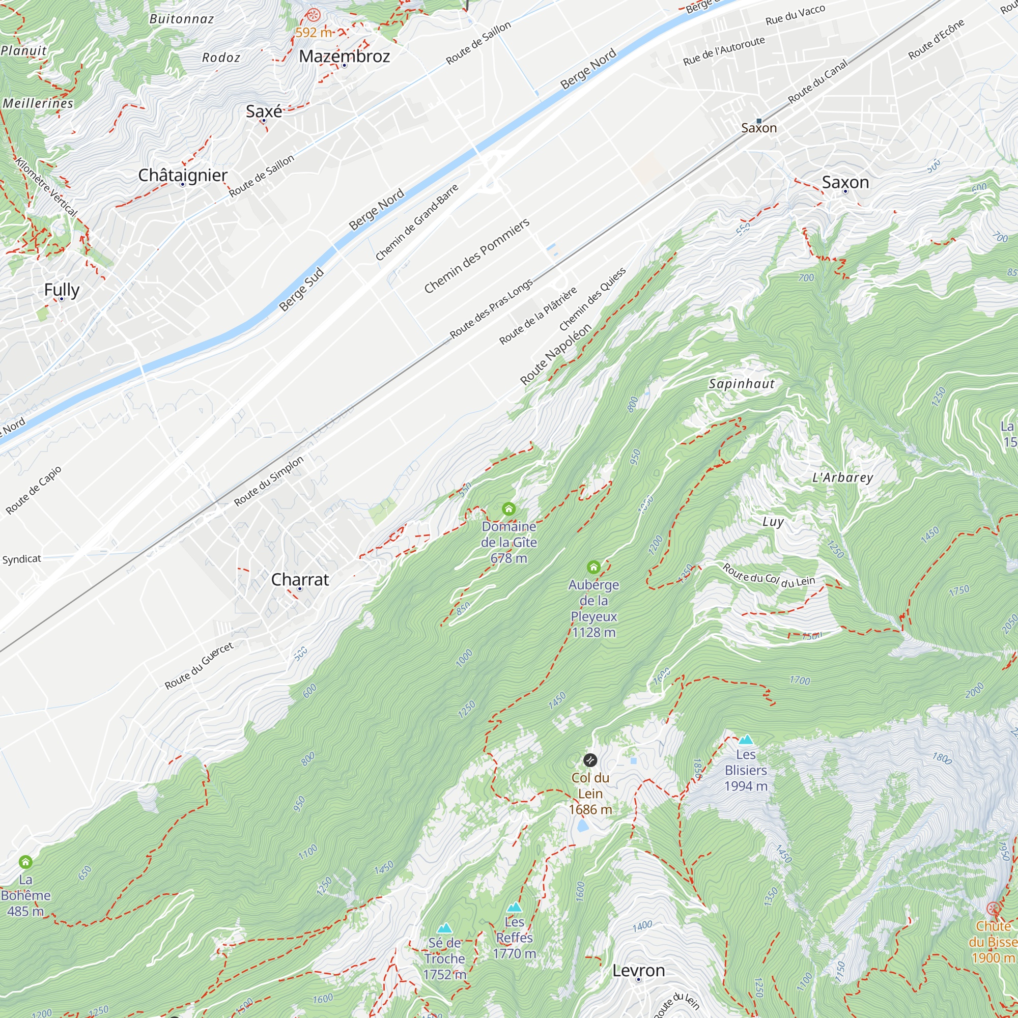 Domaine de la Gîte map