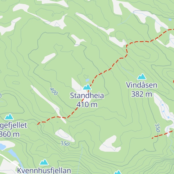 Map of Standheia