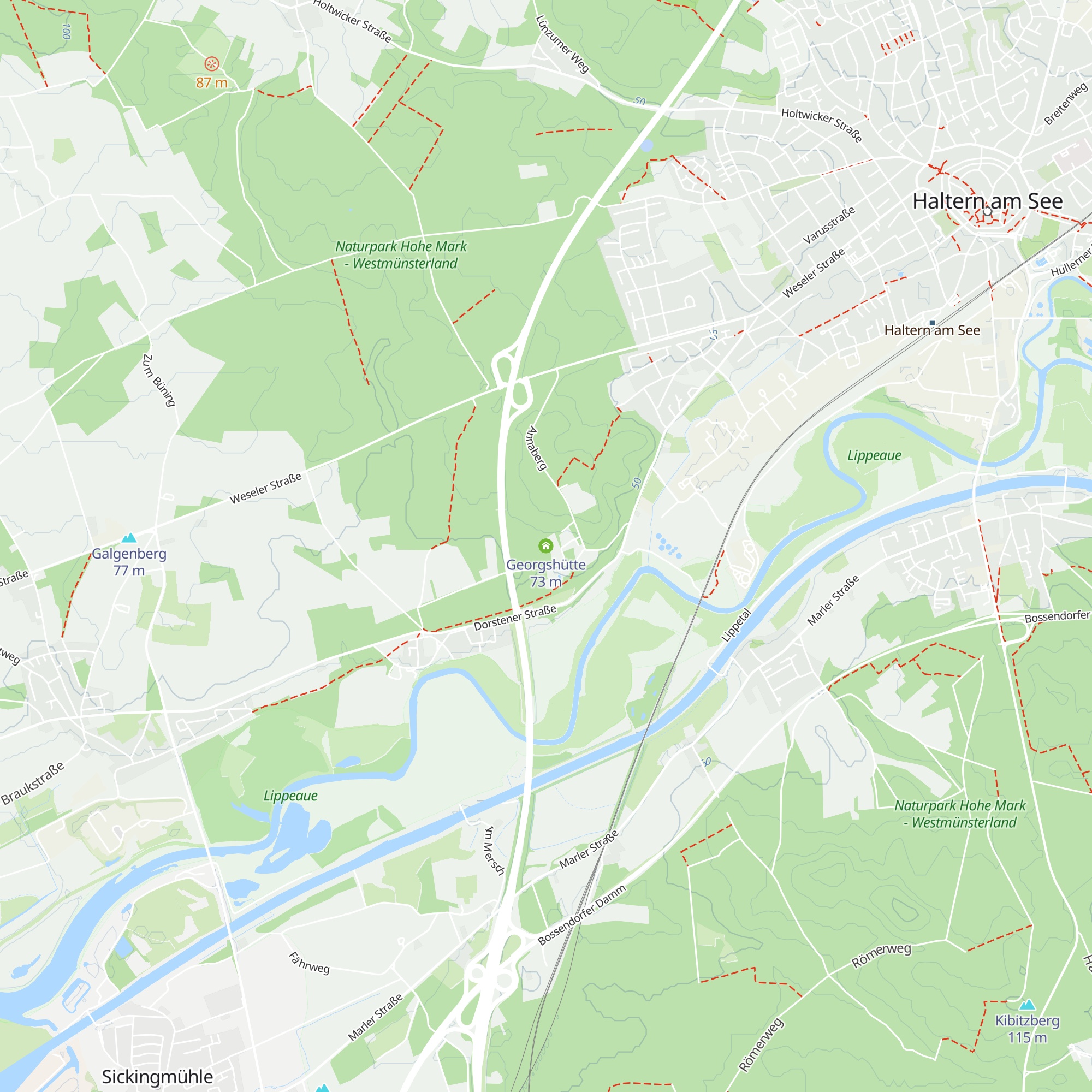 Georgshütte map