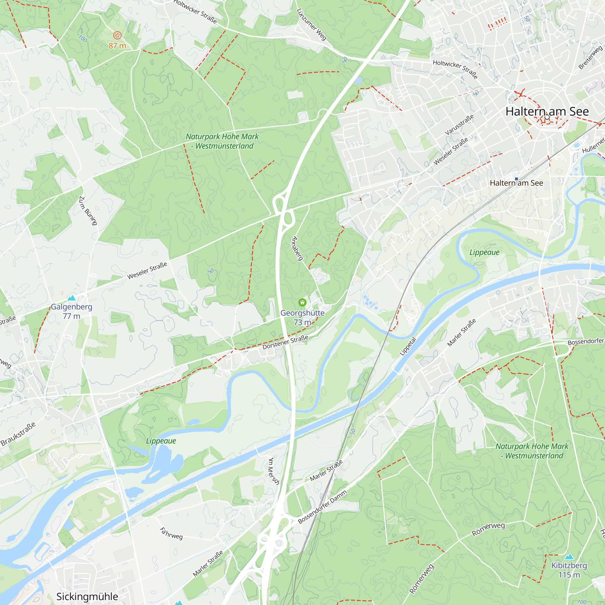 Georgshütte map