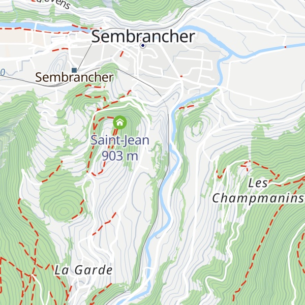 Map of Gîte les 3 collines