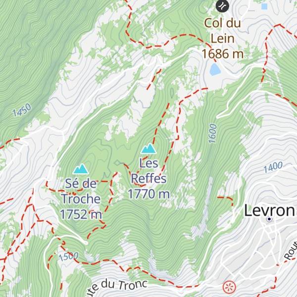 Map of Les Reffes