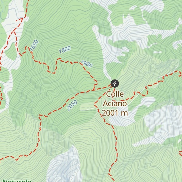 Map of Alpe Aciano casotto di sorveglianza
