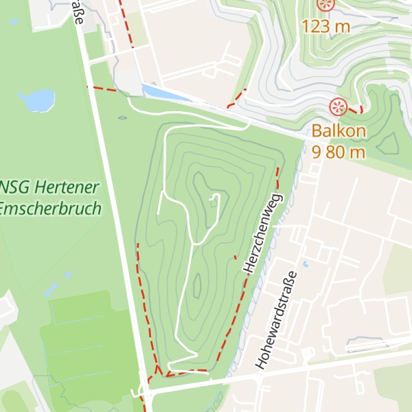 Map of Halde Hoppenbruch