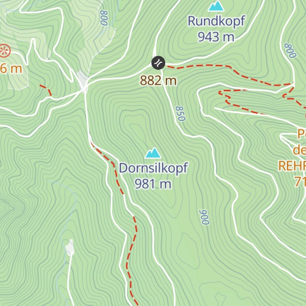 Map of Dornsilkopf