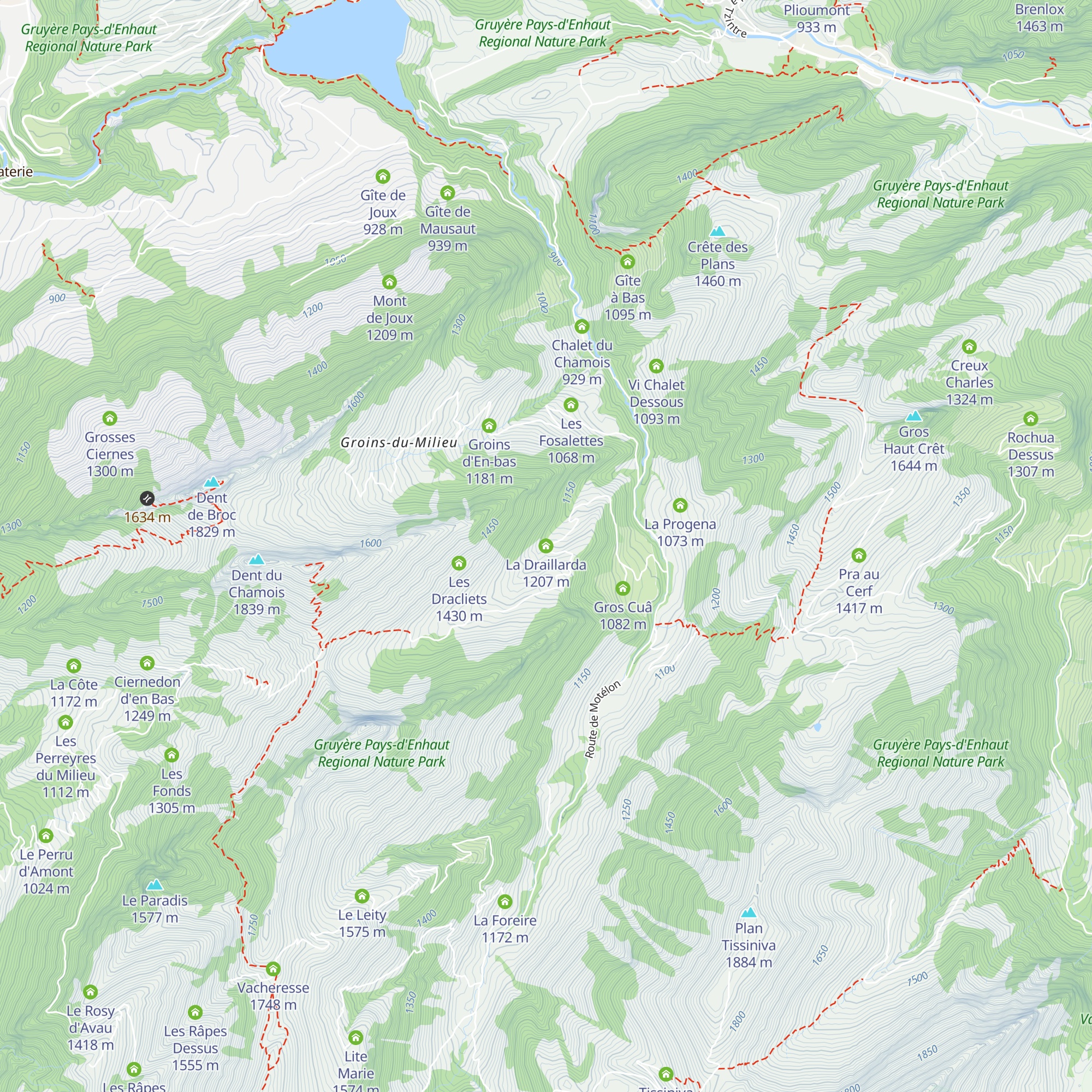 La Draillarda map