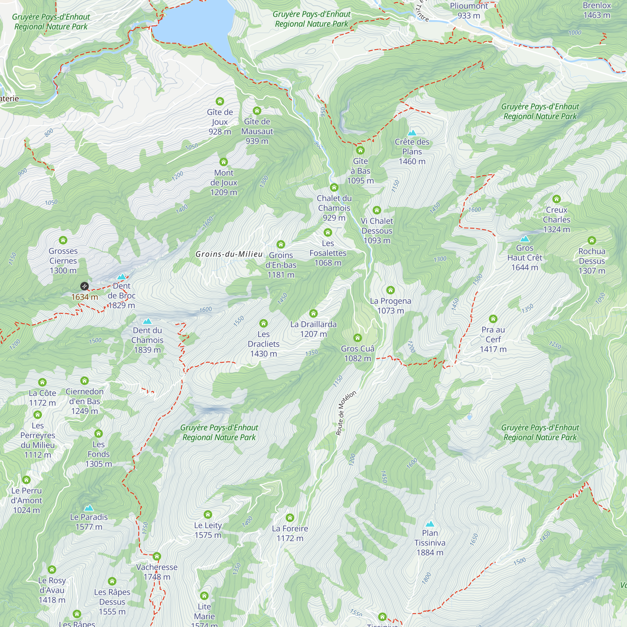 La Draillarda map