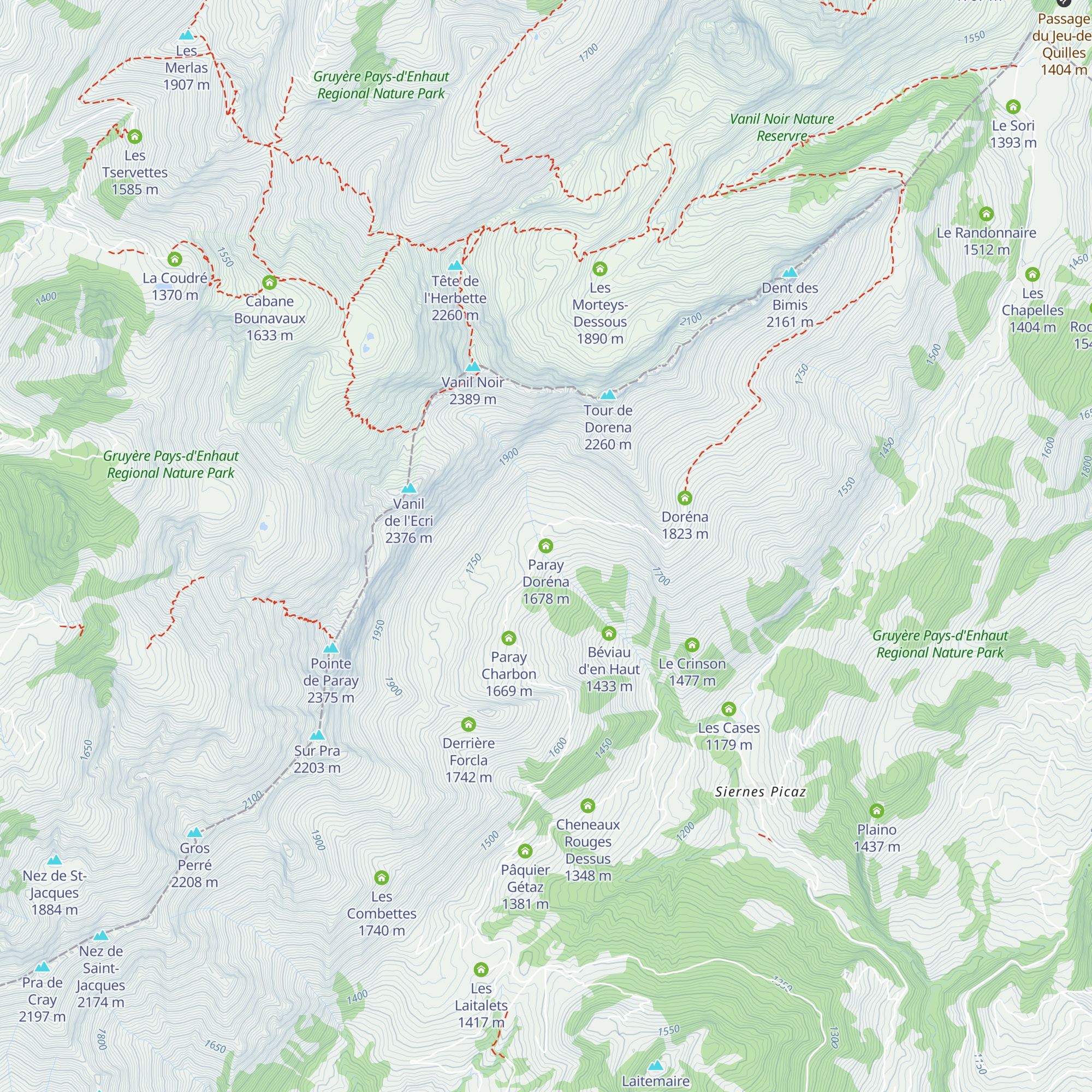 Paray Doréna map