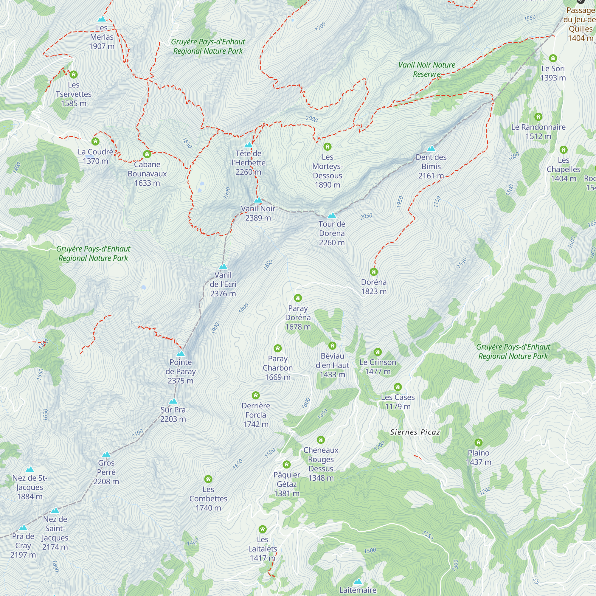 Paray Doréna map