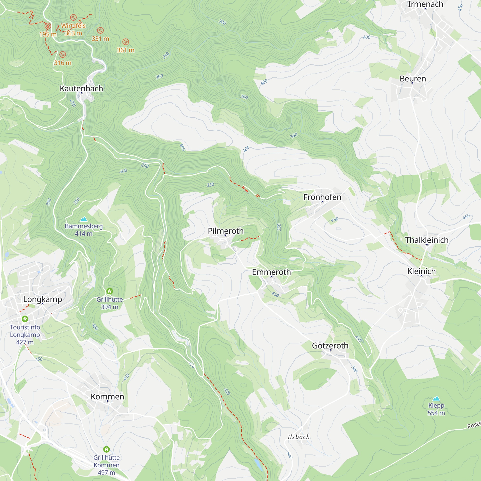 Spießbratenhütte map
