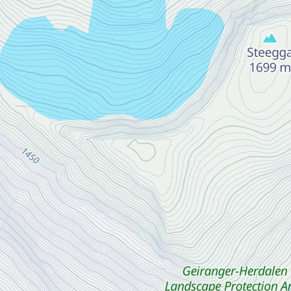 Map of Sørvest for steegga