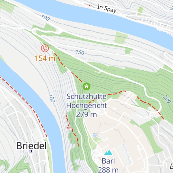 Map of Schutzhütte Hochgericht