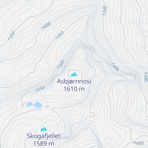 Map of Asbjørnnosi