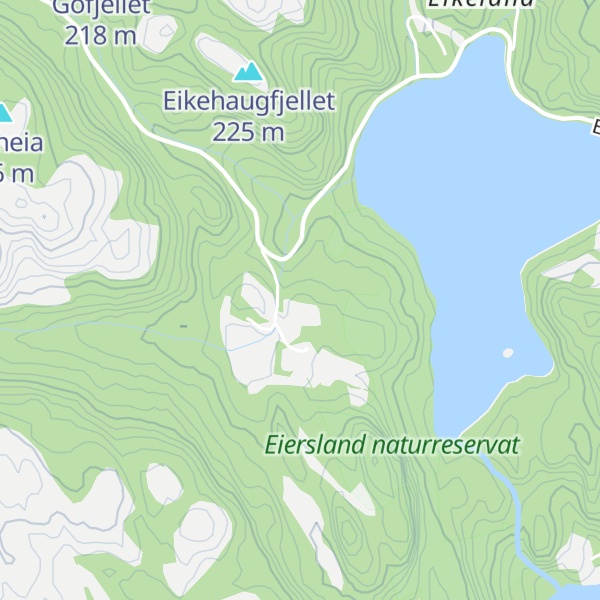 Map of Egehaugen