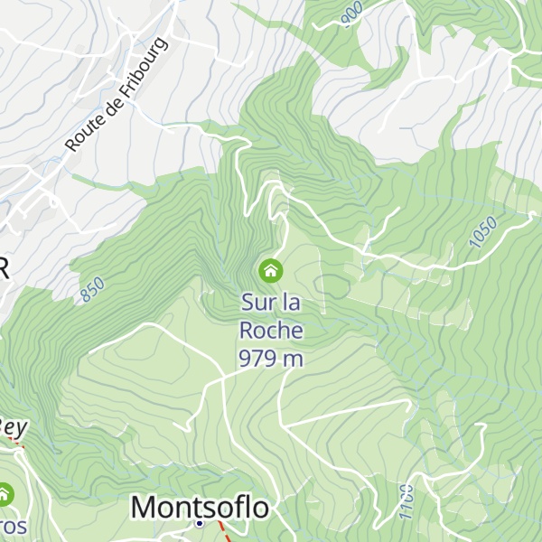 Map of Sur la Roche