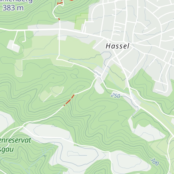 Map of Schopphübelhütte