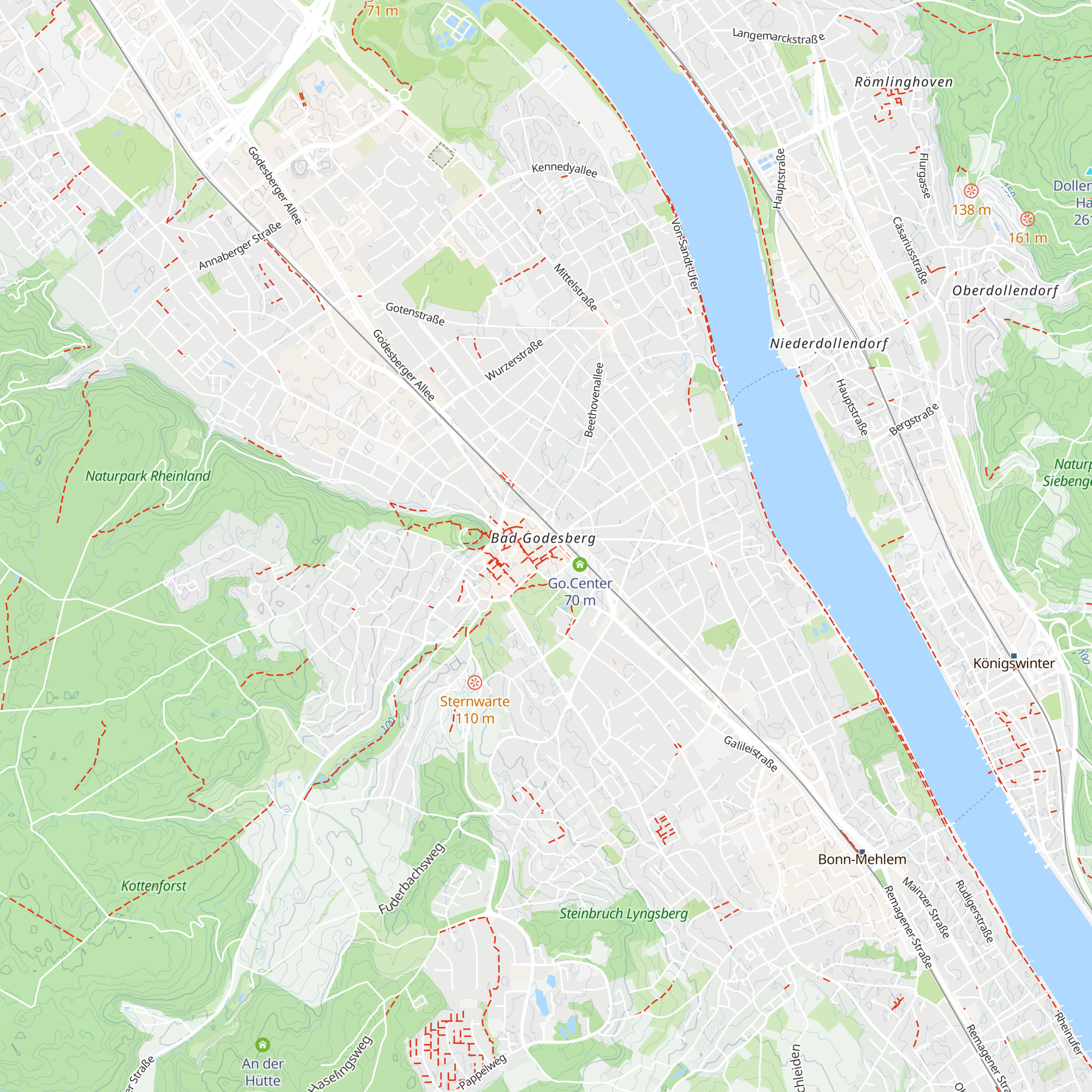 SWB-ServiceCenter Bad Godesberg map