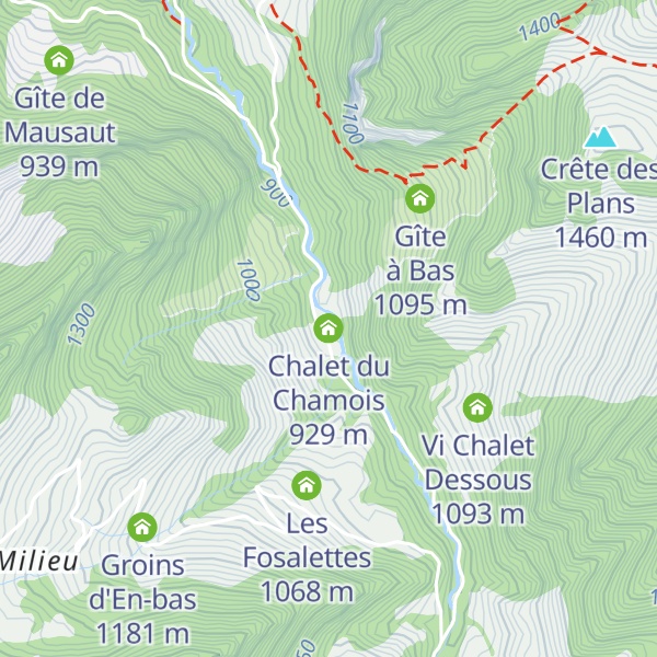Map of Chalet du Chamois