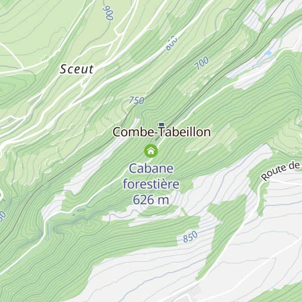 Map of Cabane forestière