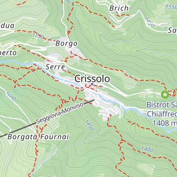 Map of Ufficio Turistico Crissolo