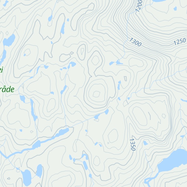 Map of Urdalsknuten