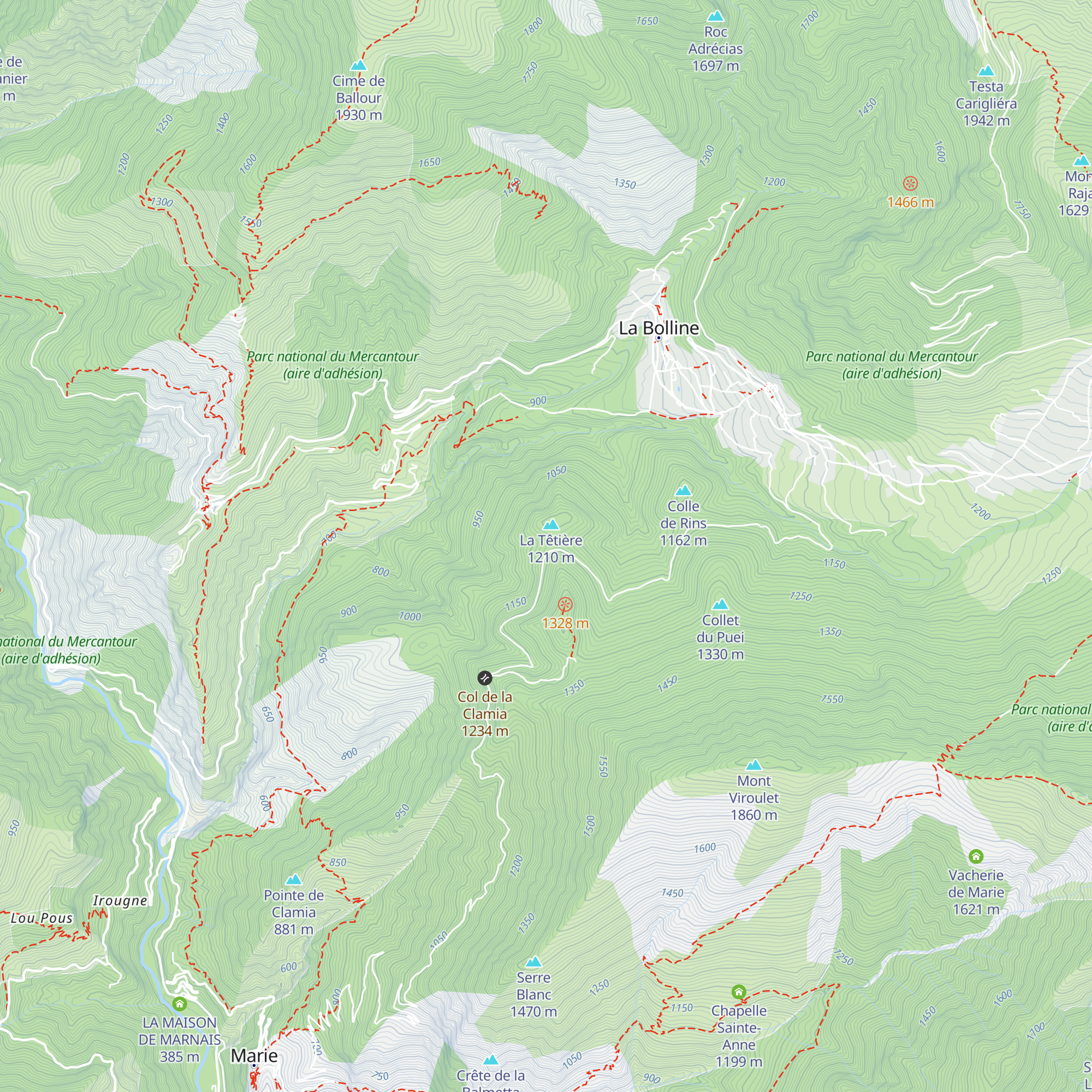 Bâtiment privé map