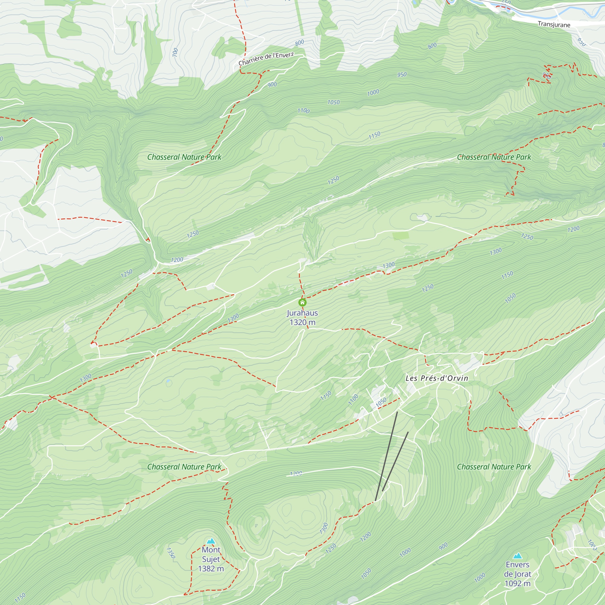 Jurahaus map