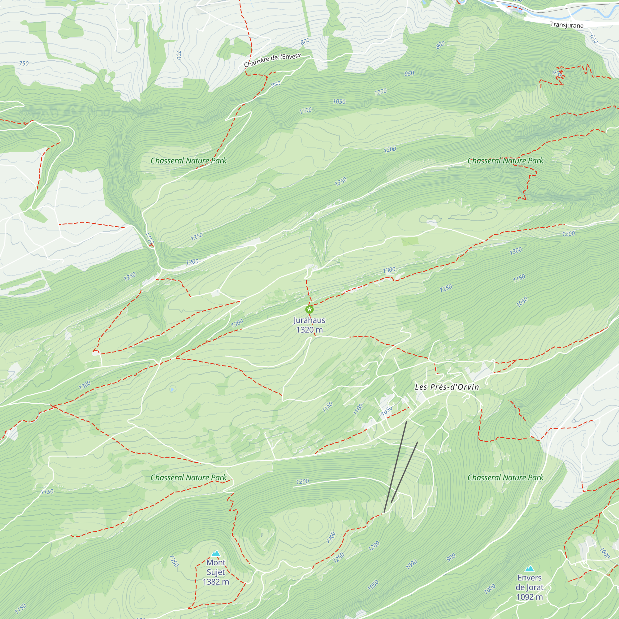 Jurahaus map