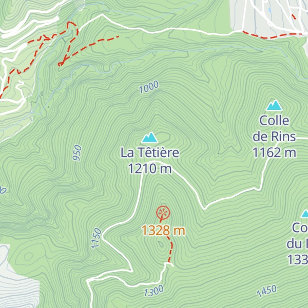 Map of Pas de tir 100m