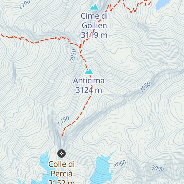 Map of Punta Percià Nord