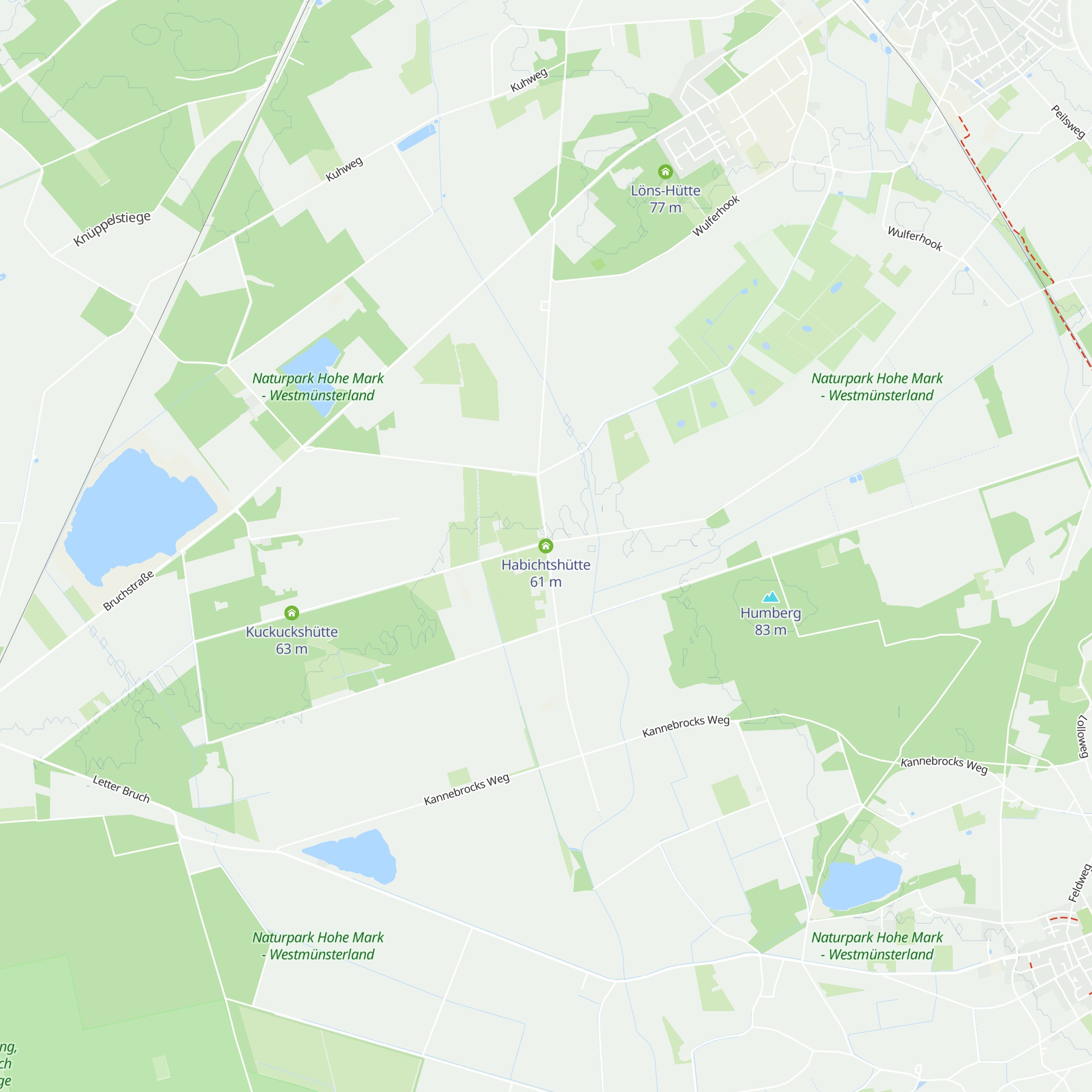 Habichtshütte map
